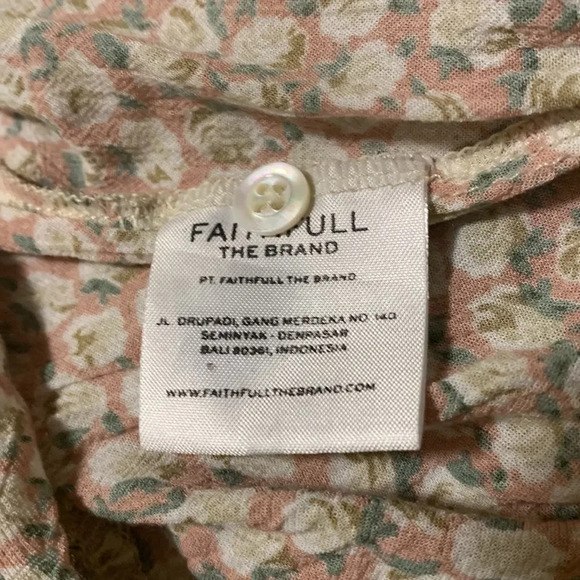FAITHFULL THE BRAND by ANTHROPOLOGIE Marigot Dress in Pink Azalea Floral - Picture 6 of 8